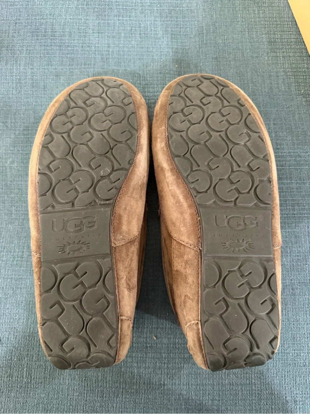 UGG Ascot Slip-On Loafers in Brown Suede